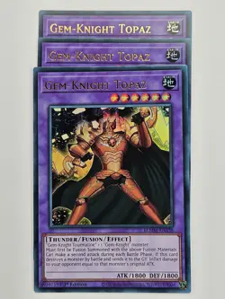 Yu Gi Oh - 3x BLMM-EN138 Gem-Knight Topaz - Ultra Rare - Image 1
