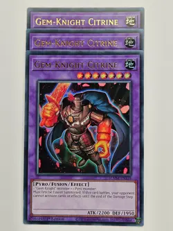 Yu Gi Oh - 3x BLMM-EN139 Gem-Knight Citrine - Ultra Rare - Image 1