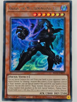 Yu Gi Oh - BLC1-EN035 Radian, The Multidimensional Kaiju - Silver Ultra Rare - Image 1