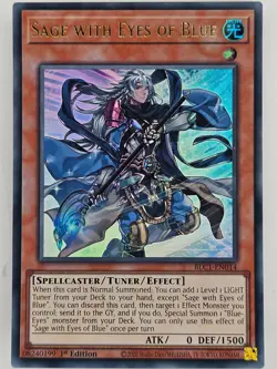 Yu Gi Oh - BLC1-EN014 Sage With Eyes Of Blue - Gold Ultra Rare - Image 1