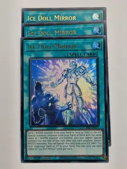 Yu Gi Oh - 3x BLMM-EN033 Ice Doll Mirror - Ultra Rare - Image 1