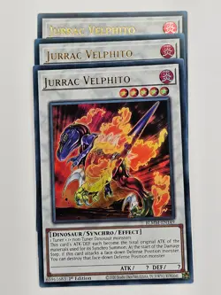 Yu Gi Oh - 3x BLMM-EN149 Jurrac Velphito - Ultra Rare - Image 1