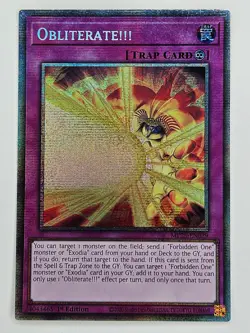 Yu Gi Oh - MP25-EN029 Obliterate!!! - Starlight Rare - Image 1