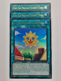 Yu Gi Oh - 3x BLMM-EN036 Fairy Tale Prologue: Journey's Dawn - Ultra Rare - Image 1
