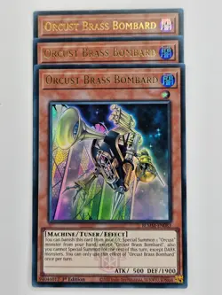 Yu Gi Oh - 3x BLMM-EN083 Orcust Brass Bombard - Ultra Rare - Image 1