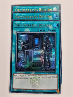 Yu Gi Oh - 3x BLMM-EN096 Orcustrated Return - Ultra Rare - Image 1