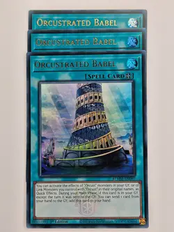 Yu Gi Oh - 3x BLMM-EN097 Orcustrated Babel - Ultra Rare - Image 1