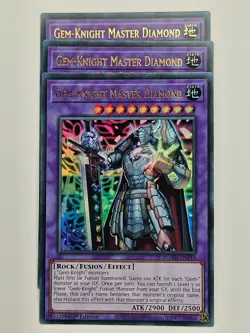 Yu Gi Oh - 3x BLMM-EN143 Gem-Knight Master Diamond - Ultra Rare - Image 1