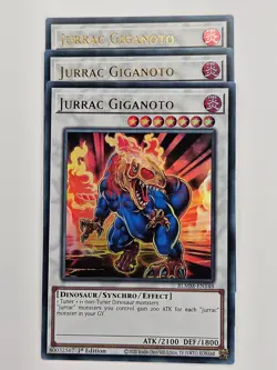 Yu Gi Oh - 3x BLMM-EN148 Jurrac Giganoto - Ultra Rare - Image 1
