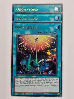 Yu Gi Oh - 3x BLMM-EN163 Onomatopia - Ultra Rare - Image 1