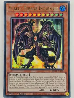 Yu Gi Oh - BLC1-EN028 Yubel - Terror Incarnate - Gold Ultra Rare - Image 1