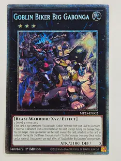 Yu Gi Oh - MP25-EN002 Goblin Biker Big Gabonga - Starlight Rare - Image 1