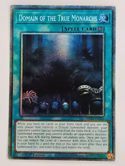 Yu Gi Oh - MP25-EN026 Domain Of The Monarch - Starlight Rare - Image 1