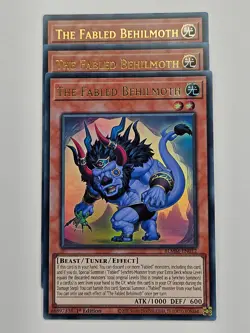 Yu Gi Oh - 3x BLMM-EN012 The Fabled Behilmoth - Ultra Rare - Image 1