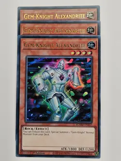 Yu Gi Oh - 3x BLMM-EN107 Gem-Knight Alexandrite - Ultra Rare - Image 1