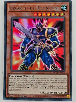 Yu Gi Oh - BLC1-EN016 Orgoth The Relentless - Silver Ultra Rare - Image 1