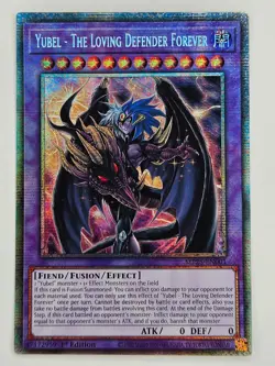 Yu Gi Oh - MP25-EN001 Yubel - The Loving Defender Forever - Starlight Rare - Image 1