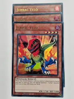 Yu Gi Oh - 3x BLMM-EN105 Jurrac Velo - Ultra Rare - Image 1