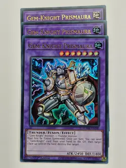 Yu Gi Oh - 3x BLMM-EN140 Gem-Knight Prismaura - Ultra Rare - Image 1