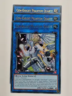 Yu Gi Oh - 3x BLMM-EN156 Gem-Knight Phantom Quartz - Ultra Rare - Image 1