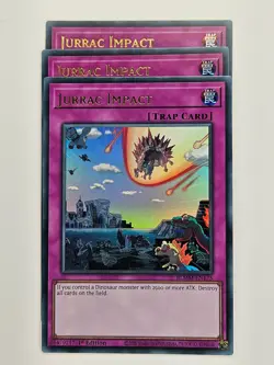 Yu Gi Oh - 3x BLMM-EN175 Jurrac Impact - Ultra Rare - Image 1