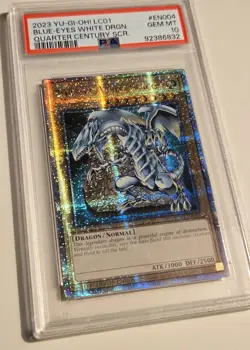 2023 Yu-Gi-Oh LC01-EN004 Blue Eyes White Dragon QCR PSA 10 QCSR 25th Anniversary - Image 2