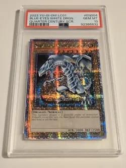 2023 Yu-Gi-Oh LC01-EN004 Blue Eyes White Dragon QCR PSA 10 QCSR 25th Anniversary - Image 4