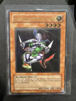 Yugioh! MP Ninja Grandmaster Sasuke - SOD-EN019 - Ultimate Rare - Unlimited Edit - Image 1