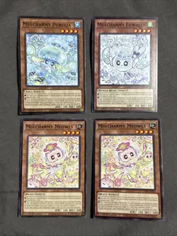 Yu-Gi-Oh! Mulcharmy Lot Mulcharmy Meowls x2, Mulcharmy Purulia & Fuwalos NM-VLP - Image 1