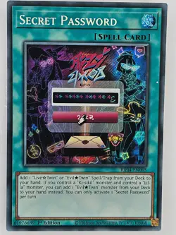 Yu Gi Oh - RA04-EN095 Secret Password - Secret Rare - Image 1