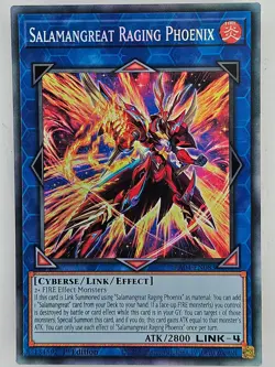 Yu Gi Oh - RA04-EN083 Salamangreat Raging Phoenix Prismatic Collector's Rare - Image 1