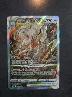 Pokemon TCG Hisuian Zoroark VSTAR Crown Zenith Galarian Gallery Card GG56/GG70 - Image 1