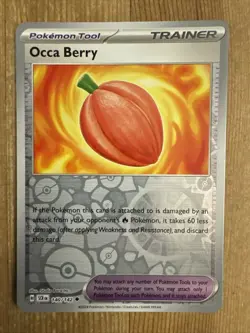 Occa Berry 140/142 Stellar Crown Reverse Holo Pokemon Card NM - Image 1