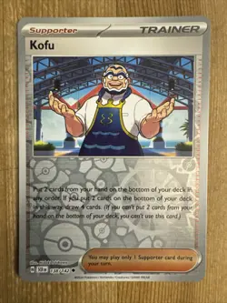 Kofu 138/142 Stellar Crown Reverse Holo Pokemon Card NM - Image 1