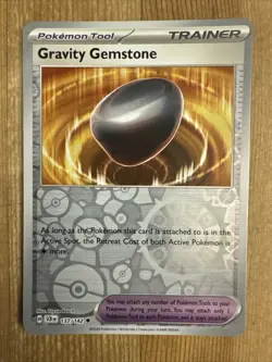 Gravity Gemstone 137/142 Stellar Crown Reverse Holo Pokemon Card NM - Image 1
