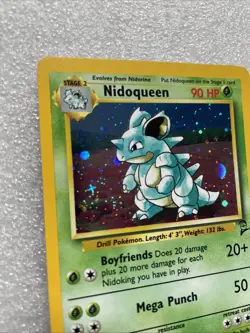 Pokemon TCG Nidoqueen Base Set 2 Holo Unlimited Rare Card 12/130 Mint Condition - Image 3