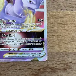Mewtwo Vstar Pokemon Prize Pack Series 3 Promo Pokemon Card NM/LP Play Stamp - Image 4
