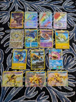Lot Of 15 Pokemon Full Art, Vstar, Rainbow, Break, And Ex Cards Great Condition - Image 1
