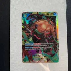 Roronoa Zoro OP06-118 SEC Secret Rare (PRB-02) - One Piece Card Game - Image 3