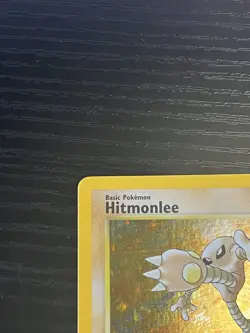 Pokemon TCG Hitmonlee 7/62 Fossil Set Holo Rare Card Vintage WOTC 1999 LP - Image 3