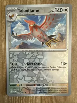 Talonflame 123/142 Stellar Crown Reverse Holo Pokemon Card NM - Image 1