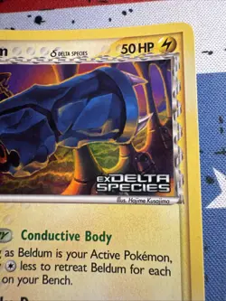 2005 Beldum 59/113 Delta Species Reverse Stamped Holo Pokemon Card - Image 4