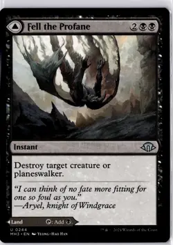 Fell the Profane Modern Horizons 3 Regular NM U 0244 - Image 1