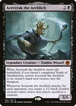 Acererak the Archlich / Erzlich - FORGOTTEN REALMS - englisch (nm +) Mythic - Image 1