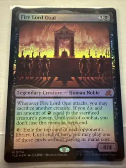 MTG Fire Lord Ozai 104 Foil Avatar: The Last Airbender: Eternal-Legal - Image 1
