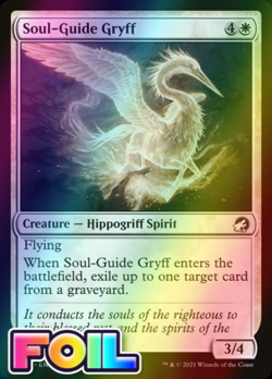 x1 Soul-Guide Gryff MID MTG 35/277 FOIL COMMON M/NM 1x - Image 1