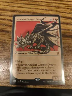 Ancient Copper Dragon (Showcase) Commander Legends: Battle for Baldur's Gate - Image 1
