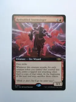 MTG Redoubled Stormsinger (TDC) Tarkir: Dragonstorm Regular Extended Rare 77 - Image 1
