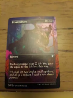 Exsanguinate (Borderless) Commander Masters Regular - Image 1