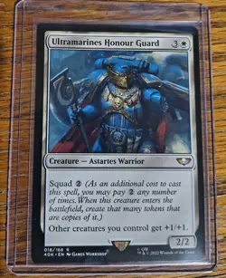 MTG Ultramarines Honour Guard Warhammer LP X1 Magic The Gathering Commander - Image 1